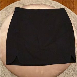 Jcrew navy wool skirt